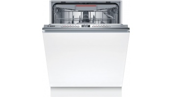 Bosch | Bosch Serie | 4 | Pilnībā integrēts | SMV4EMX71S | Platums 60 cm | Augstums 82 cm | B klase | Eko programmas nominālā jauda 14 | Wi-Fi | Balts