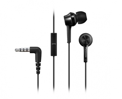 Panasonic | Canal type | RP-TCM115E-K | Wired | In-ear | Microphone | Black