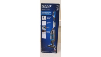 SALE OUT. Bissell Vac&Steam Steam Cleaner, UNPACKED, USED, SCRATCHED | Vacuum and steam cleaner | Vac & Steam | Power 1600 W | Steam pressure Not Applicable. Works with Flash Heater Technology bar | Water tank capacity 0.4 L | Blue/Titanium | UNPACKED, US