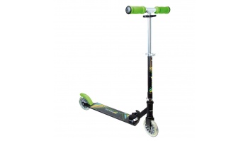 Akcija! Muuwmi Aluminium Scooter NEON skrejritenis, 125 mm, ar gaismiņām