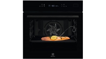 Akcija! Electrolux iebūvējama tvaika cepeškrāsns, 70 l, melna