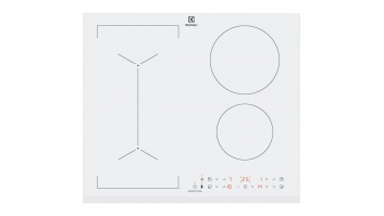 Electrolux indukcijas plīts virsma, iebūv., balta