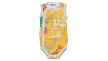 Akcija! Lodger Romper Botanimal kokvilnas bodijs bez piedurknēm, Spring, 62 cm