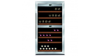 Caso | Wine cooler | Wine Master 66 | Energy efficiency class G | Free standing | Bottles capacity Up to 66 bottles | Cooling type Compressor technology | Stainless steel/Black