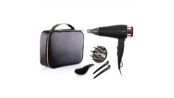 ETA | Hair Care Gift Set | ETA732090020 Fenité | 2200 W | Number of temperature settings 3 | Ionic function | Diffuser nozzle | Black Edition