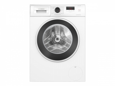 Bosch veļas mašīna | WGE0240ASN | Energoefektivitātes klase A | Priekšējā iekraušana | Mazgāšanas jauda 7 kg | 1400 RPM | Dziļums 59 cm | Platums 60 cm | Displejs | LED | Tiešā piedziņa | Balts