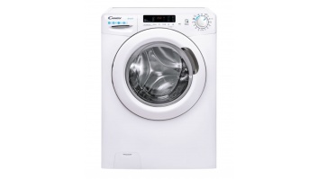 Candy veļas mašīna | CS4 1262DE/1-S | Energoefektivitātes klase D | Priekšējā iekraušana | Mazgāšanas jauda 6 kg | 1200 RPM | Dziļums 45 cm | Platums 60 cm | Displejs | LCD | Tuva lauka komunikācija (NFC) | Balts