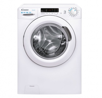 Candy veļas mašīna | CS4 1072DE/1-S | Energoefektivitātes klase D | Priekšējā iekraušana | Mazgāšanas jauda 7 kg | 1000 RPM | Dziļums 45 cm | Platums 60 cm | LCD | Balts