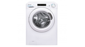 Candy veļas mašīna | CS4 1072DE/1-S | Energoefektivitātes klase D | Priekšējā iekraušana | Mazgāšanas jauda 7 kg | 1000 RPM | Dziļums 45 cm | Platums 60 cm | LCD | Balts
