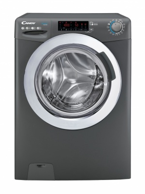 Candy| Veļas mašīna | CSS169TWMCRE/1-S | Energoefektivitātes klase A | Priekšējā iekraušana | Mazgāšanas jauda 9 kg | 1600 RPM | Dziļums 53 cm | Platums 60 cm | Displejs | LCD | Tvaika funkcija | NFC | Antracīts