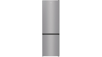 Gorenje NRK6202ES4 Ledusskapis, E, Brīvi stāvošs, Kombinēts, Augstums 200 cm, Tīkla ledusskapis 235 L, Tīkla saldētava 96 L, Pelēks