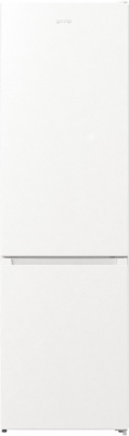 Gorenje NRK6202EW4 Ledusskapis, E, Brīvi stāvošs, Kombinēts, Augstums 200 cm, Tīkla ledusskapis 235 L, Tīkla saldētava 96 L, Balts