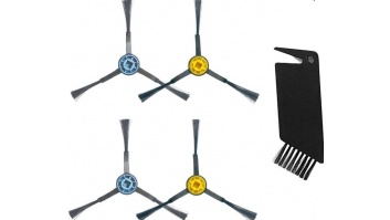 Midea Spare Parts Kit: Side Brush×4pcs, Cleaning Brush×1pc for I5C White Midea