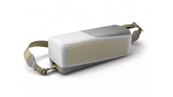 Izpārdošana! PHILIPS Bluetooth skaļrunis ar iebūvētu mikrofonu, D71mm, balts