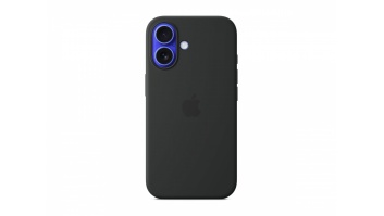 Apple iPhone 16 Silicone Case with MagSafe - Black