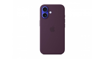 Apple iPhone 16 Silicone Case with MagSafe - Plum
