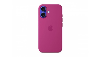 Apple iPhone 16 Silicone Case with MagSafe - Fuchsia