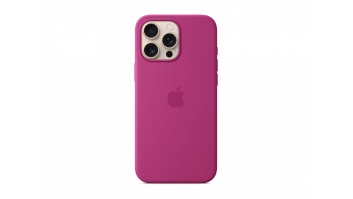 Apple iPhone 16 Pro Max Silicone Case with MagSafe - Fuchsia