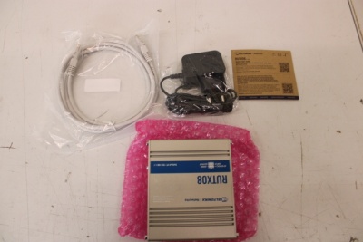 SALE OUT. Teltonika RUTX08 Ethernet Router (RUTX08000000) | Industrial Router | RUTX08 | No Wi-Fi | 10/100/1000 Mbit/s | Ethernet LAN (RJ-45) ports 4 | Mesh Support No | MU-MiMO No | No mobile broadband | 1 | 24 month(s) | DEMO