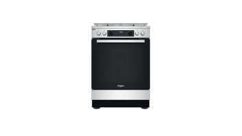 Whirlpool Cooker | WS68G8CHX/E/1 | Hob type Gas | Oven type Electric | Stainless Steel | Width 60 cm | Digital | Depth 60 cm | 78 L