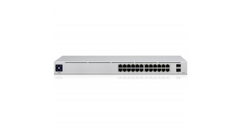 Ubiquiti | Unifi Switch | USW-PRO-24-POE | Managed L3 | Desktop | Gigabit Ethernet (copper) ports quantity 24 | SFP+ ports quantity 2 | PoE+ ports quantity 24 | Power supply type AC/DC, Internal, 450W