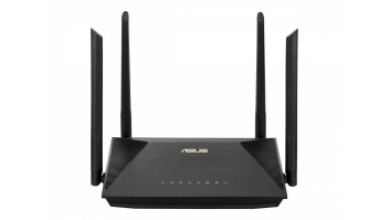 Wireless AX1800 Dual Band Gigabit Router, UK | RT-AX53U | 1201+600 Mbit/s | Ethernet LAN (RJ-45) ports 4 | Mesh Support No | MU-MiMO Yes | No mobile broadband | Antenna type  External antenna x 4 | 36 month(s)