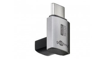 Goobay 74444 USB-C Adapter Vertical 90° Short, USB4 | Goobay