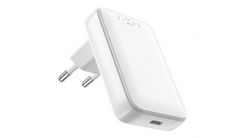 FIXED Slim USB-C Travel Charger, GaN, PD support, 30W, White