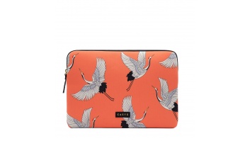Casyx | SLVS-000006 | Casyx for MacBook | Fits up to size 13 ”/14 " | Sleeve | Coral Cranes | Waterproof