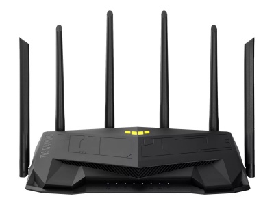 Wireless Wifi 6 Dual Band Gaming Router | TUF-AX6000 | 802.11ax | 1148+4804 Mbit/s | 10/100/1000 Mbit/s | Ethernet LAN (RJ-45) ports 5 | Mesh Support Yes | MU-MiMO Yes | No mobile broadband | Antenna type External