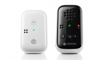 Motorola | Audio Baby Monitor | PIP10 | DECT Wireless Technology; High sensitivity microphone and crystal clear sound; Low Battery Alert; Mute/sound detection alert; Portable parent unit | White