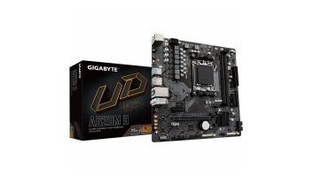 Gigabyte | A620M H 1.0 M/B | Processor family AMD | Processor socket AM5 | DDR5 DIMM | Memory slots 2 | Supported hard disk drive interfaces 	SATA, M.2 | Number of SATA connectors 4 | Chipset AMD A620 | Micro ATX
