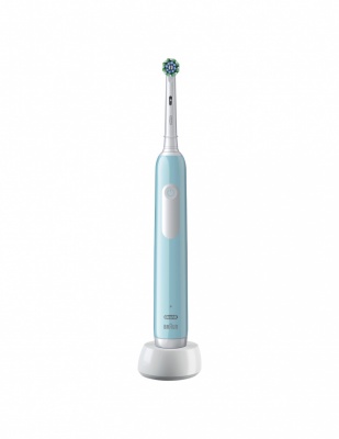 Oral-B | Electric Toothbrush | Pro Series 1 Cross Action | Rechargeable | For adults | Number of brush heads included 1 | Number of teeth brushing modes 3 | Caribbean Blue