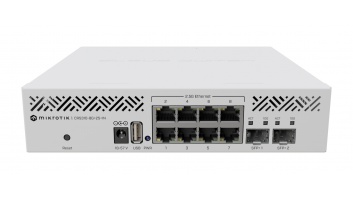 MikroTik | Cloud Router Switch | CRS310-8G+2S+IN | Rackmountable | Gigabit Ethernet (copper) ports quantity 8 | SFP+ ports quantity 2