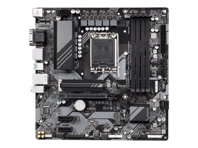 Gigabyte | B760M DS3H 1.0 M/B | Processor family Intel | Processor socket LGA1700 | DDR5 | Memory slots 4 | Supported hard disk drive interfaces SATA, M.2 | Number of SATA connectors 4 | Chipset Intel B760 Express | Micro ATX