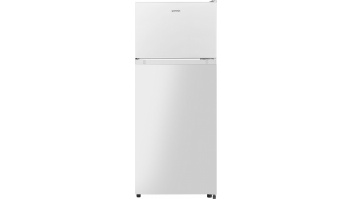 Gorenje | Ledusskapis/saldētava | RF212EPW4 | Brīvi stāvošs | 117 cm | Augšējā saldētava | Ledusskapja neto tilpums 96 litri | Saldētavas neto tilpums 28 litri | E klase | Balts
