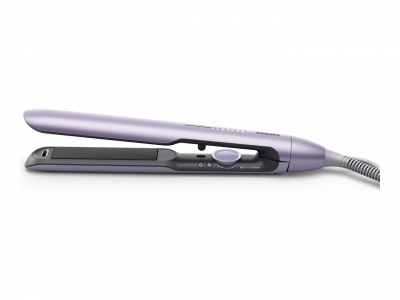 Philips | Hair straightener | BHS742/00 | Ceramic heating system | Ionic function | Display LED | Temperature (min) 120 °C | Temperature (max) 230 °C | Number of heating levels 12 | Purple