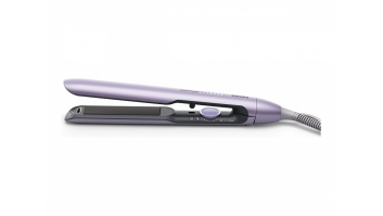 Philips | Hair straightener | BHS742/00 | Ceramic heating system | Ionic function | Display LED | Temperature (min) 120 °C | Temperature (max) 230 °C | Number of heating levels 12 | Purple