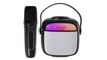 Adler Karaoke Speaker With Microphone | AD 1199B | Bluetooth | Black | Portable | Wireless connection
