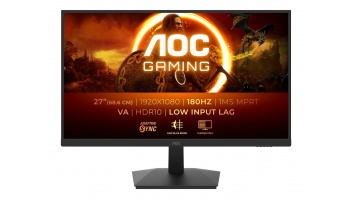 AOC 27G15N2 27" Fast VA/1920x1080/16:9/1ms/300/80M:1/DisplayPort, HDMI, Headphone out
