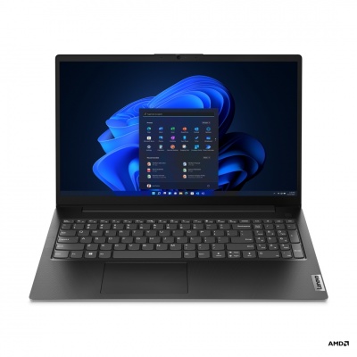 Lenovo Essential V15 G4 AMN | Black | 15.6 " | IPS | FHD | 1920 x 1080 pixels | Anti-glare | AMD Ryzen 5 | 7520U | 16 GB | Soldered LPDDR5 | 512 GB | AMD Radeon 610M Graphics | Windows 11 Pro | 802.11ax | 5.2 | English | Warranty 24 month(s) | Battery war
