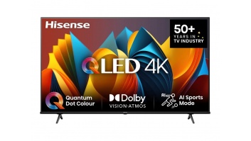 Hisense QLED Smart TV | 85E7NQ | 85" | Smart TV | VIDAA OS | UHD | Black