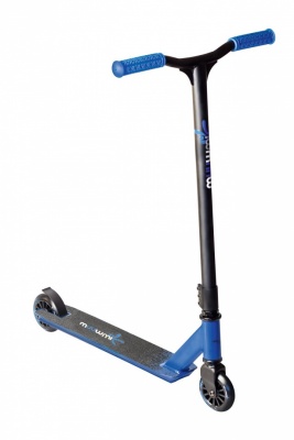 Akcija! Muuwmi Stuntscooter skrejritenis 100 mm, melns/zils