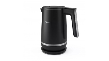 PHILIPS Double Walled Kettle 7000. sērijas tējkanna, 1.7L, melna