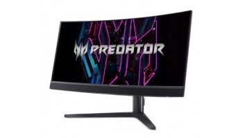 LCD Monitor|ACER|Predator X34Vbmiiphuzx|34"|Gaming/Curved/21 : 9|Panel OLED|3440x1440|21:9|0.1 ms|Speakers|Swivel|Height adjustable|Tilt|Colour Black|UM.CXXEE.V01