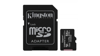 MEMORY MICRO SDXC 64GB UHS-I/W/ADAPTER SDCS2/64GB KINGSTON