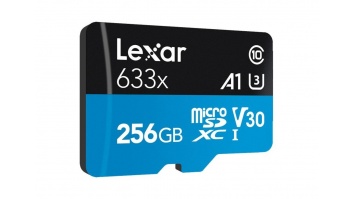 MEMORY MICRO SDXC 256GB UHS-I/W/ADAPTER LSDMI256BB633A LEXAR