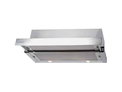 CATA | Hood | TF 2003 Duralum 600 | Telescopic | Energy efficiency class C | Width 60 cm | 390 m³/h | Mechanical control | LED | Stainless steel