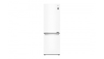 LG | Refrigerator | GBB61SWJMN | Energy efficiency class E | Free standing | Combi | Height 186 cm | No Frost system | Fridge net capacity 234 L | Freezer net capacity 107 L | Display | 36 dB | White