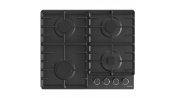 Gorenje | Hob | G642AB | Gas | Number of burners/cooking zones 4 | Rotary knobs | Black